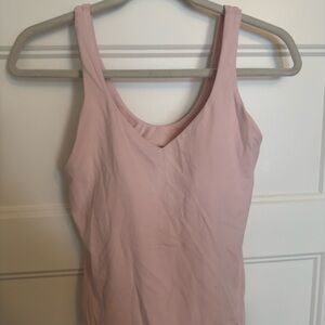Lululemon Athletica Light Pink Tank Top